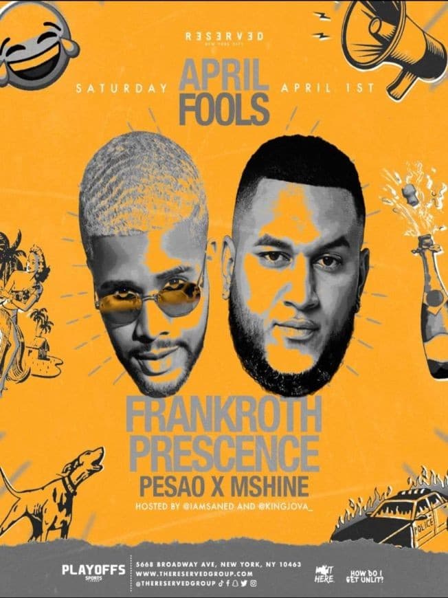 Event - Playoff Saturdays April Fools Day Edition At Playoff Sports Lounge - Bronx, New York - April 1, 2023 | concert tickets