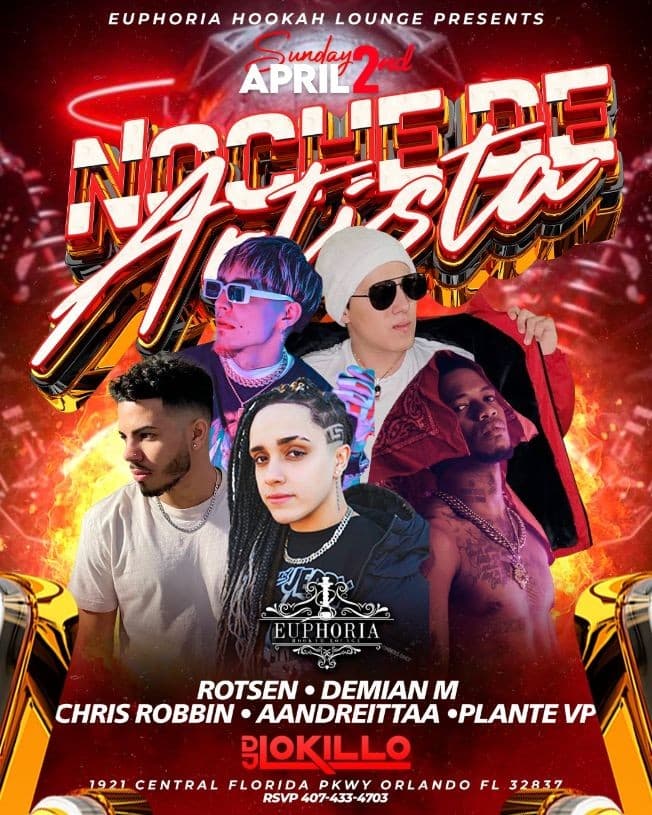 Event - Noche De Artistas - Orlando, Florida - April 2, 2023 | concert tickets