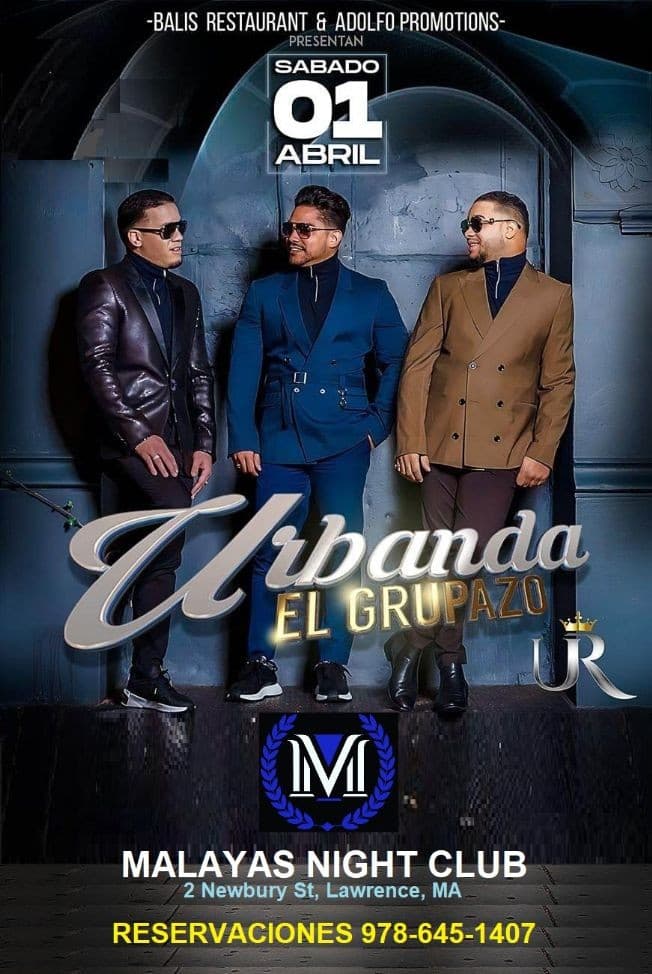 Event - Urbanda El Grupaso  Abril 1ro Malayas Lawrence - Lawrence, Massachusetts - April 1, 2023 | concert tickets