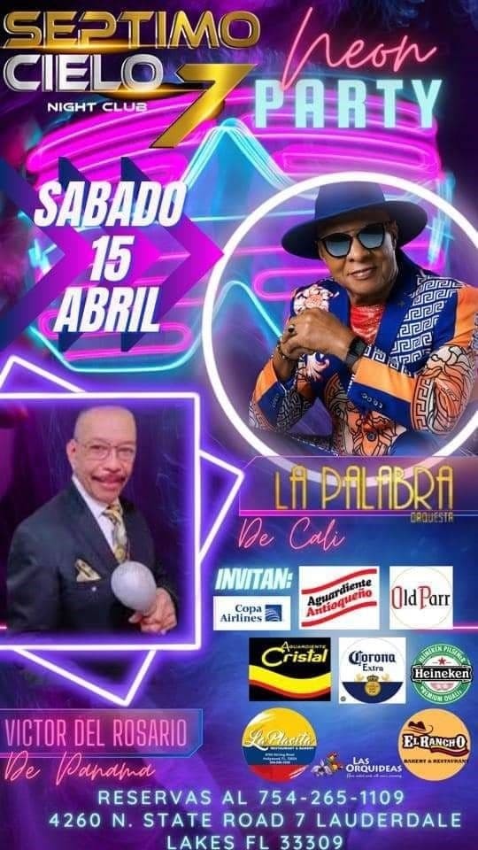 Event - La Palabra Orquesta Y Victor Del Rosario - Lauderdale Lakes, Florida - April 15, 2023 | concert tickets