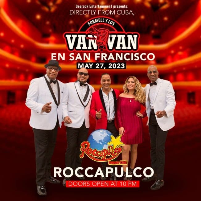 Event - Los Van Van @ San Francisco - San Francisco, California - May 27, 2023 | concert tickets