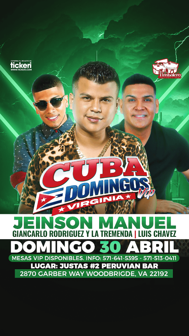 Event - JEINSON MANUEL EN CONCIERTO ! WOODBRIDGE VIRGINIA - Woodbridge, Virginia - April 30, 2023 | concert tickets