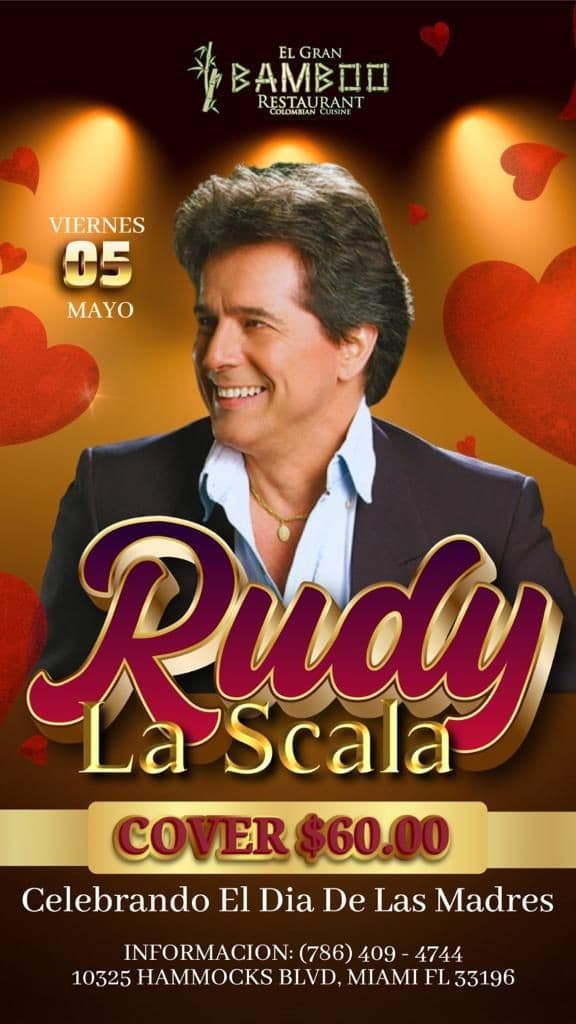 Event - RUDY LA SCALA - Miami, Florida - May 5, 2023 | concert tickets