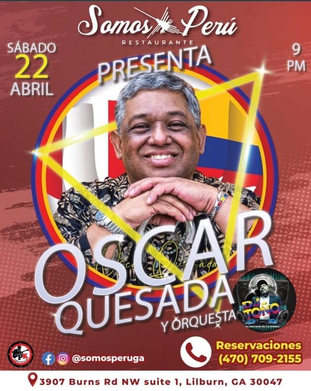 Event - OSCAR QUESADA Y ORQUESTA EN VIVO - LILBURN - Lilburn, Georgia - April 22, 2023 | concert tickets