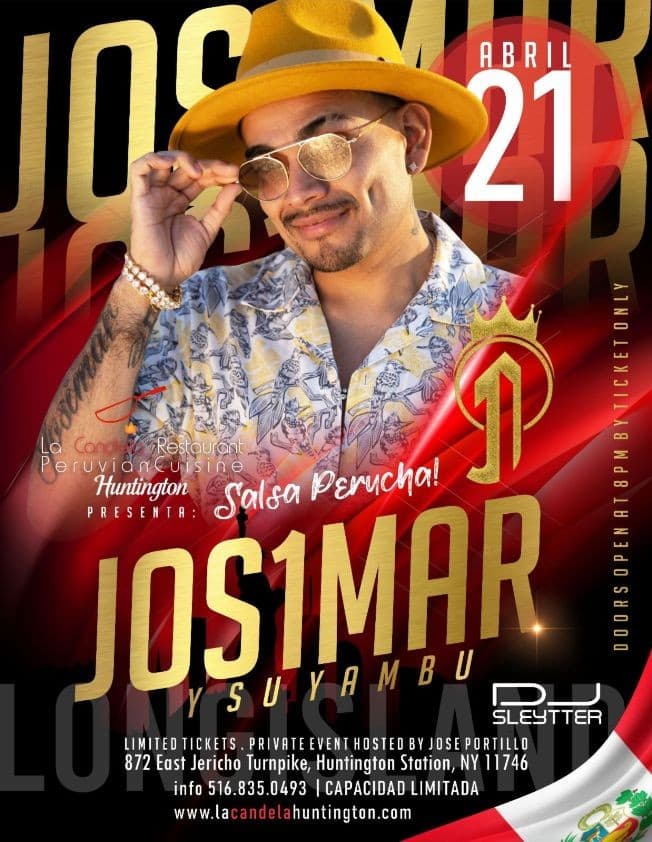 Event - Dinner-Concert with Josimar y su Yambu - Huntington Station, New York - April 21, 2023 | concert tickets
