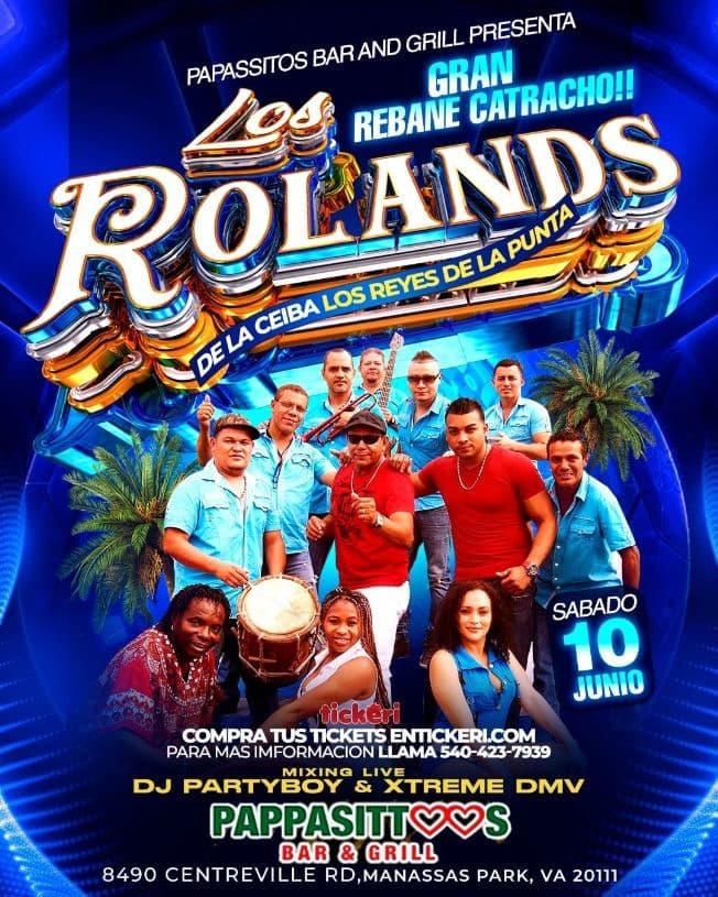 Event - LOS ROLANDS DE LA CEIBA EN CONCIERTO ! MANASSAS PARK VIRGINIA - Manassas, Virginia - 10 de junio de 2023 | concert tickets
