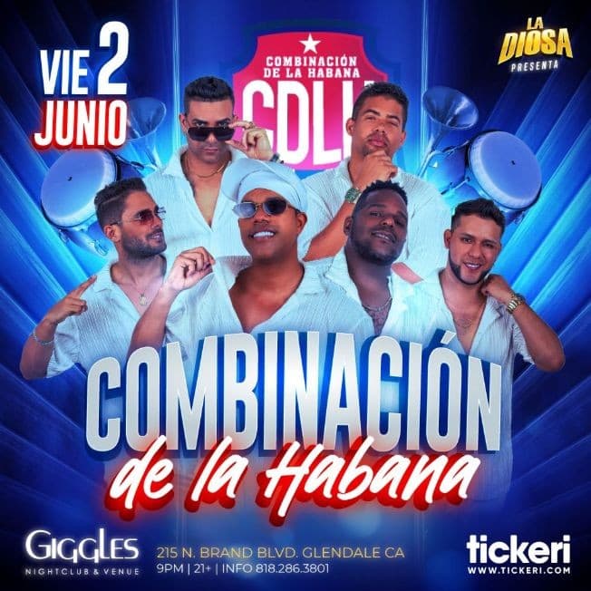 Event - COMBINACION DE LA HABANA EN LOS ANGELES - Glendale, California - June 2, 2023 | concert tickets