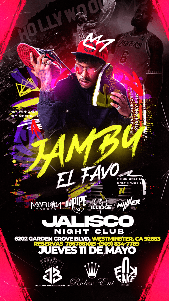 Event - JAMBY EL FAVO POR PRIMERA VEZ EN LOS ÁNGELES - Westminster, California - May 11, 2023 | concert tickets