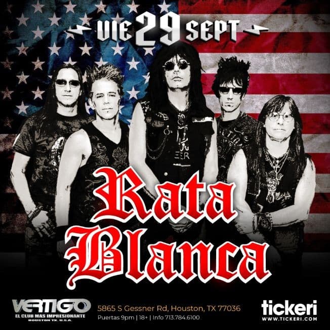 Event - RATA BLANCA EN HOUSTON