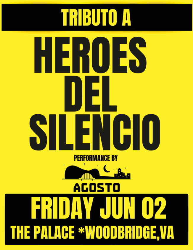 Event - Tributo a HEROES DEL SILENCIO por grupo Agosto - Woodbridge, Virginia - June 2, 2023 | concert tickets