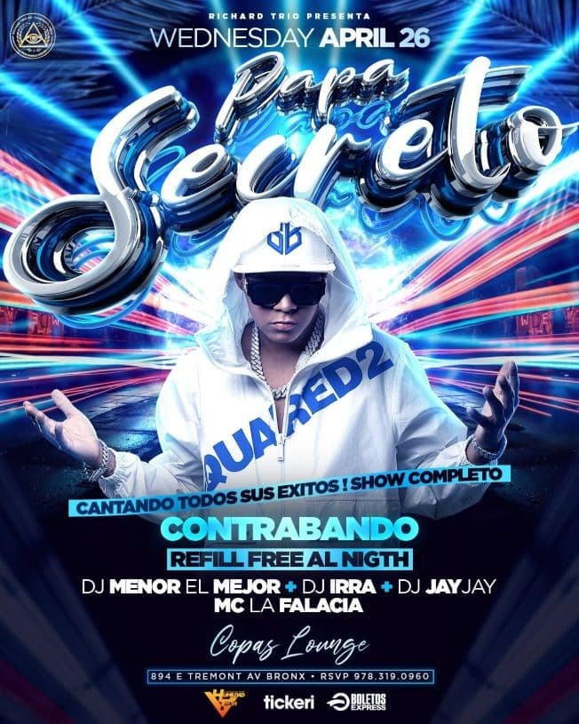 Event - SECRETO "EL FAMOSO BIBERON" EN VIVO!  BRONX NEW YORK - Bronx, New York - 26 de abril de 2023 | concert tickets
