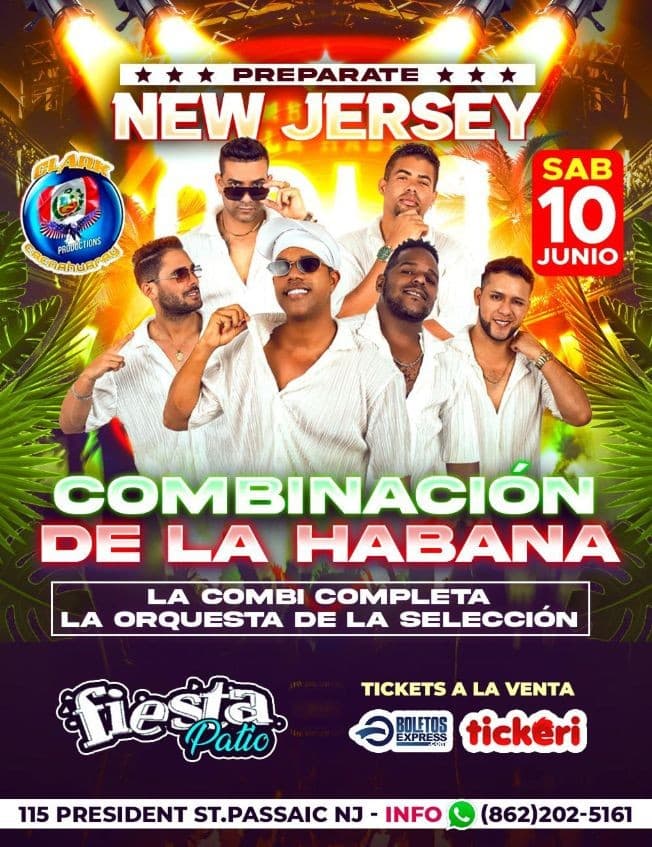 Event - COMBINACION DE LA HABANA EN VIVO ! PASSAIC NEW JERSEY - Passaic, New Jersey - June 10, 2023 | concert tickets