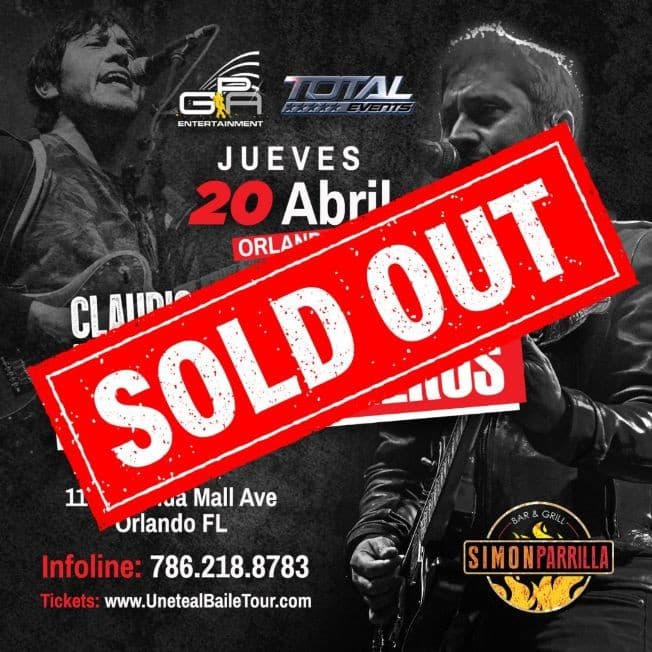 Event - UNETE AL BAILE TOUR  "LOS PRISIONEROS" GRANDES EXITOS**ORLANDO VENTA DE BOLETOS EN LA PUERTA DEL LUGAR - Orlando, Florida - April 20, 2023 | concert tickets
