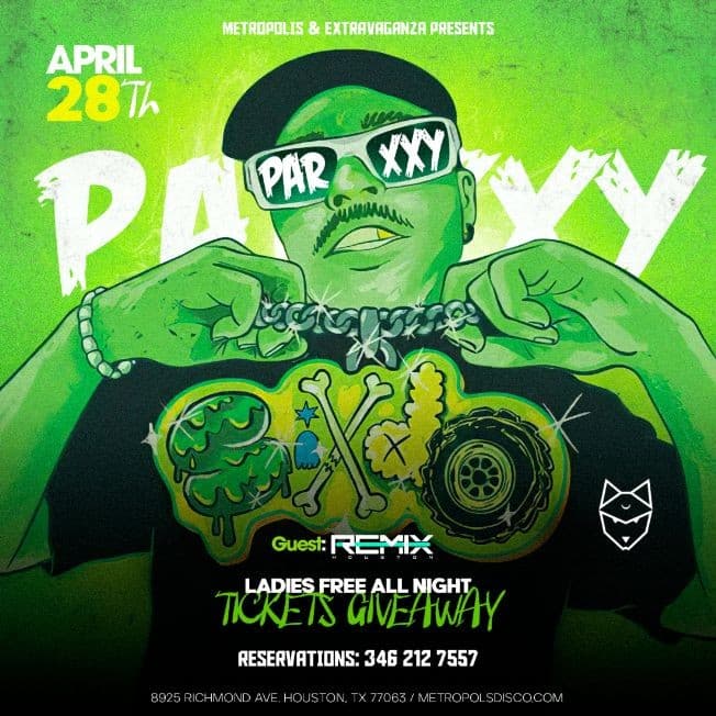 Event - FERXXO PARTY @ M&E | APRIL 28th - Houston, Texas - 28 de abril de 2023 | concert tickets