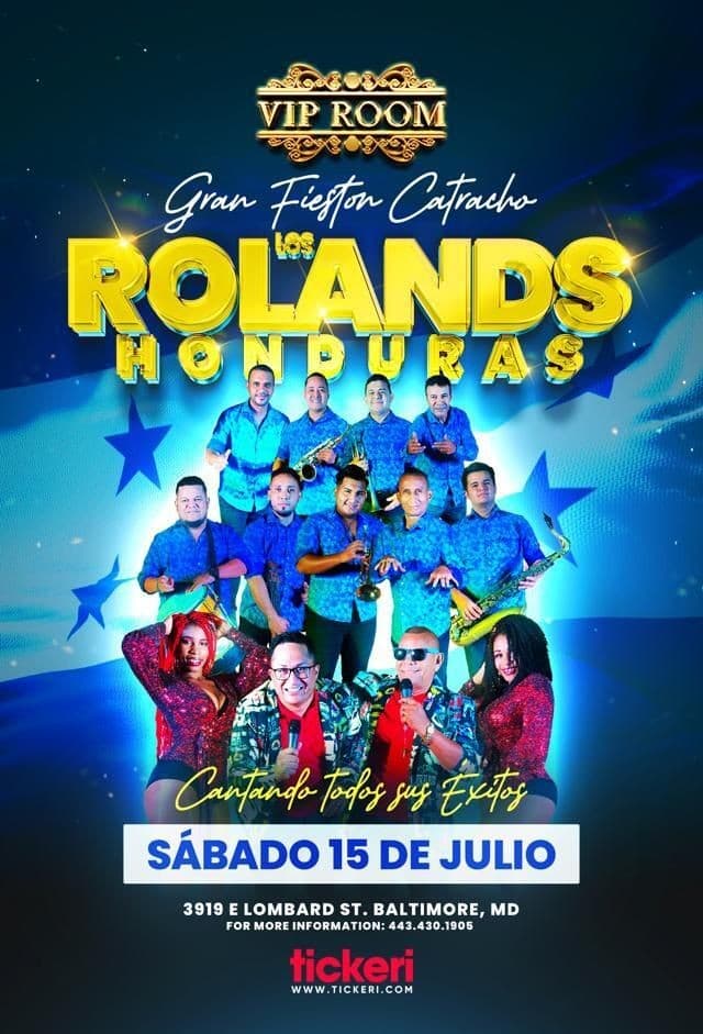 Event - LOS ROLANDS DE HONDURAS EN CONCIERTO ! BALTIMORE MARYLAND - Baltimore, Maryland - 15 de julio de 2023 | concert tickets