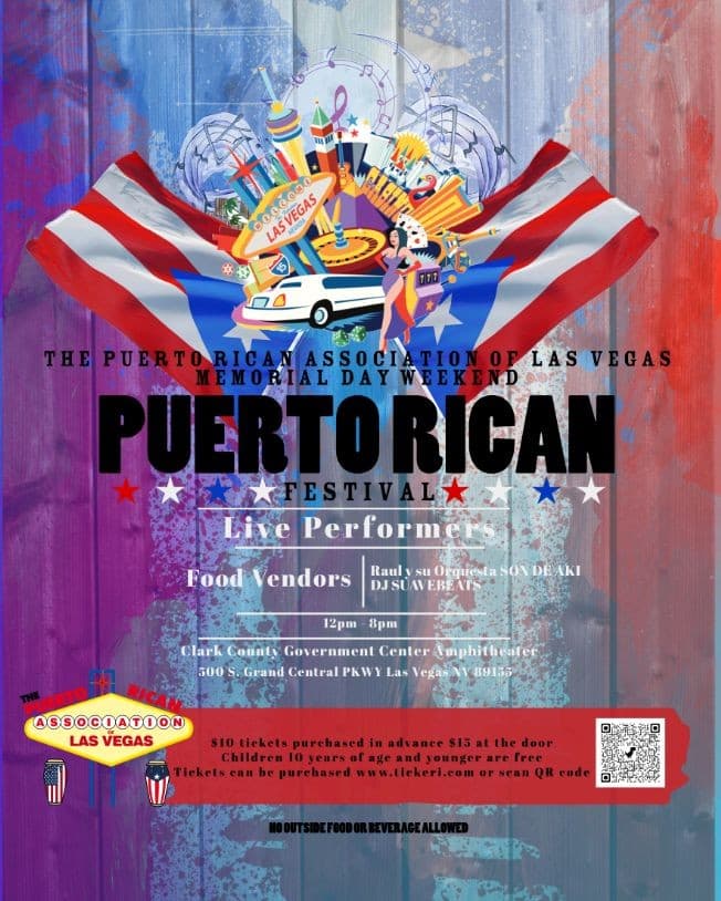 Event - The Puerto Rican Festival - Las Vegas - Las Vegas, Nevada - May 28, 2023 | concert tickets
