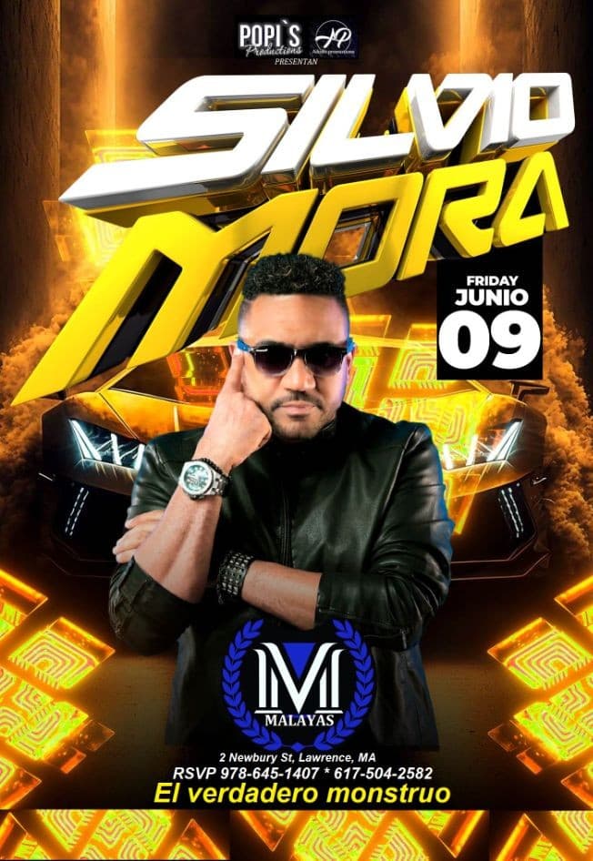 Event - Silvio Mora Viernes 09 de Junio en Lawrence - Lawrence, Massachusetts - June 9, 2023 | concert tickets