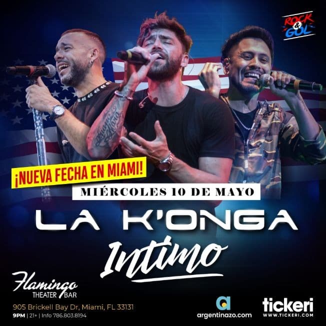 Event - LA KONGA EN CONCIERTO ! MIAMI FLORIDA - Miami, Florida - May 10, 2023 | concert tickets