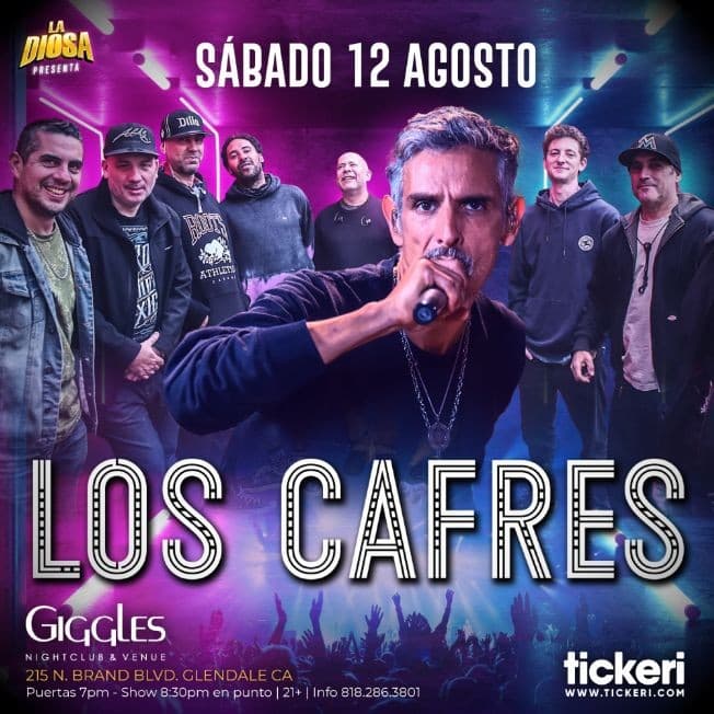 Event - LOS CAFRES EN LOS ANGELES - Glendale, California - August 12, 2023 | concert tickets