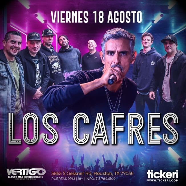 Event - LOS CAFRES EN HOUSTON - Houston, Texas - August 18, 2023 | concert tickets