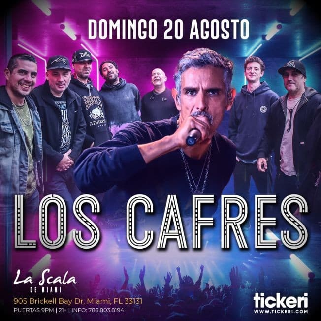 Event - LOS CAFRES EN MIAMI - Miami, Florida - August 20, 2023 | concert tickets