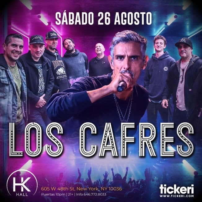Event - LOS CAFRES EN NEW YORK - New York, New York - August 26, 2023 | concert tickets
