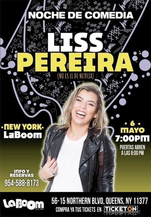Event - LISS PEREIRA EN VIVO ! QUEENS NEW YORK - Woodside, New York - May 6, 2023 | concert tickets