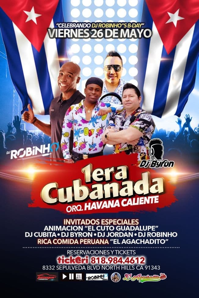 Event - 1era CUBANADA EN LOS ANGELES - NORTH HILLS , California - May 26, 2023 | concert tickets