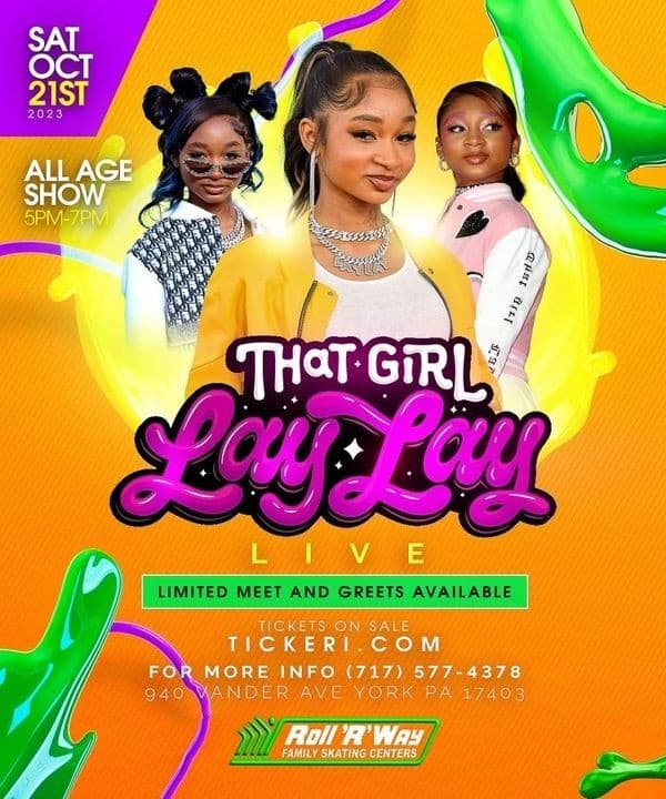 Event - THAT GIRL LAY LAY LIVE CONCERT ! YORK PENNSYLVANIA