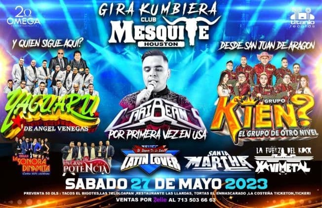 Event - LOS YAGUARU , GRUPO KIEN EN VIVO ! HOUSTON TEXAS - Houston, Texas - May 27, 2023 | concert tickets