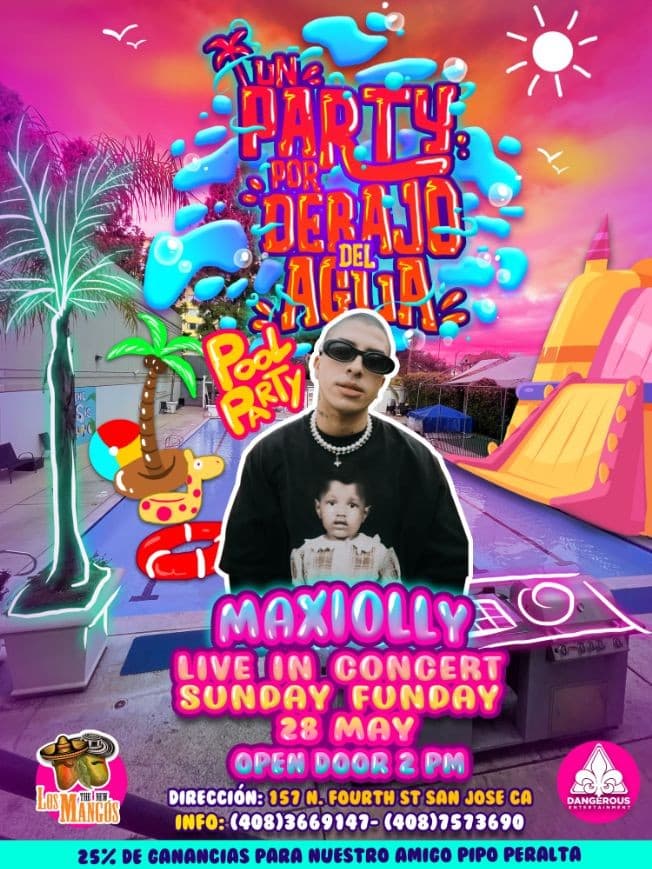 Event - POOL PARTY- UN PARTY DEBAJO DEL AGUA - San Jose, California - May 28, 2023 | concert tickets