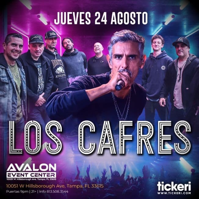Event - LOS CAFRES EN TAMPA - Tampa, Florida - August 24, 2023 | concert tickets