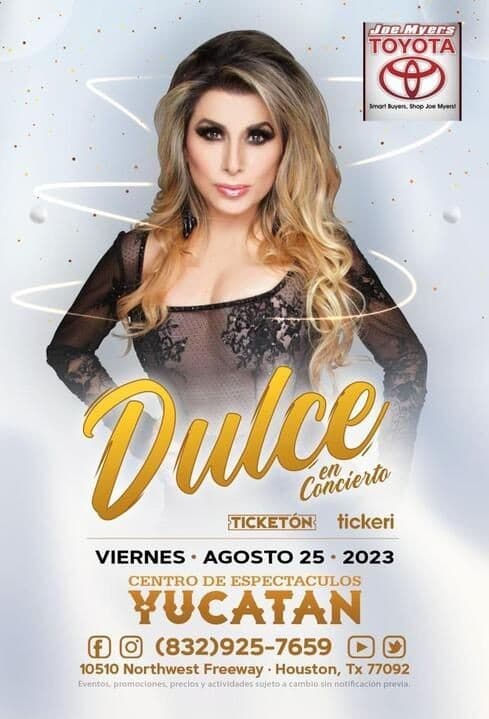 Event - DULCE EN CONCIERTO ! HOUSTON TEXAS- cancelled - Houston, Texas - August 25, 2023 | concert tickets