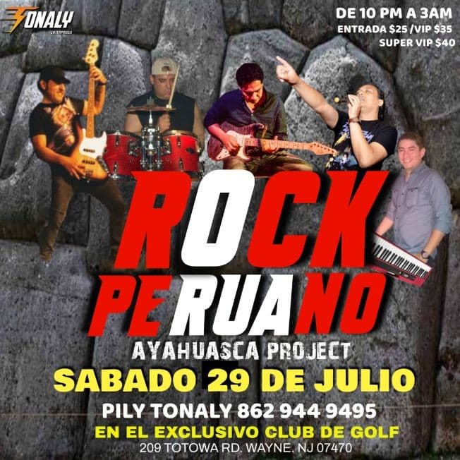 Event - Rock Peruano en New Jersey - Wayne, New Jersey - July 29, 2023 | concert tickets
