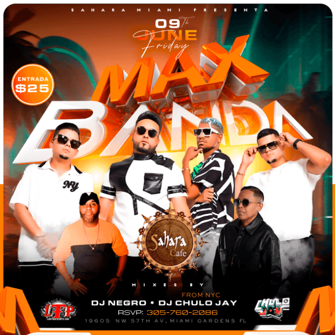 Event - Max banda - Miami Gardens, Florida - June 9, 2023 | concert tickets