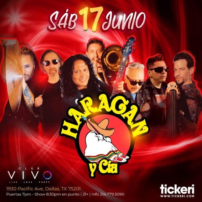 Event - HARAGAN Y CIA EN DALLAS - Dallas, Texas - June 17, 2023 | concert tickets