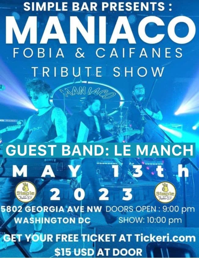 Event - Tu Rock - Lo Mejor De Caifanes y Fobia - Washington, District Of Columbia - May 13, 2023 | concert tickets
