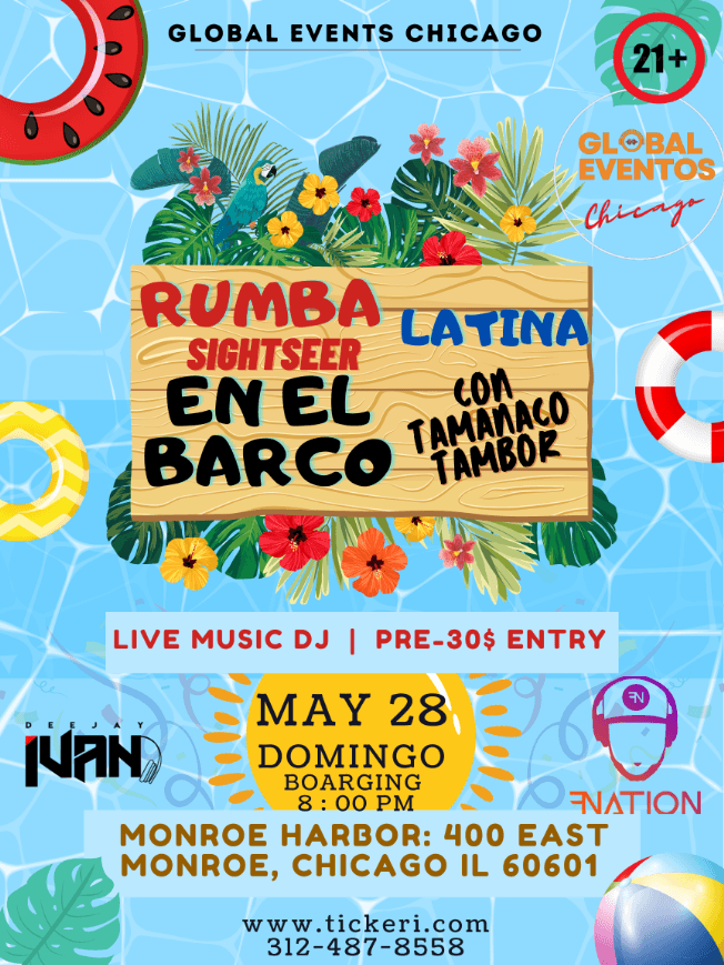 Event - RUMBA LATINA EN EL BARCO - Chicago, Illinois - May 28, 2023 | concert tickets