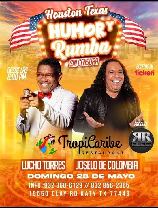 Event - HUMOR Y RUMBA SIN CENSURA EN VIVO ! KATY TEXAS - Katy, Texas - May 28, 2023 | concert tickets