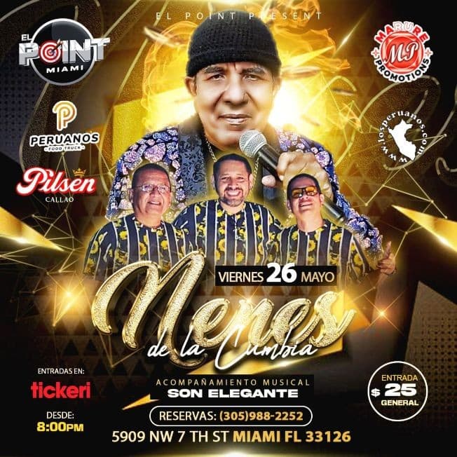 Event - LOS NENES DE LA CUMBIA EN MIAMI - Miami, Florida - May 26, 2023 | concert tickets