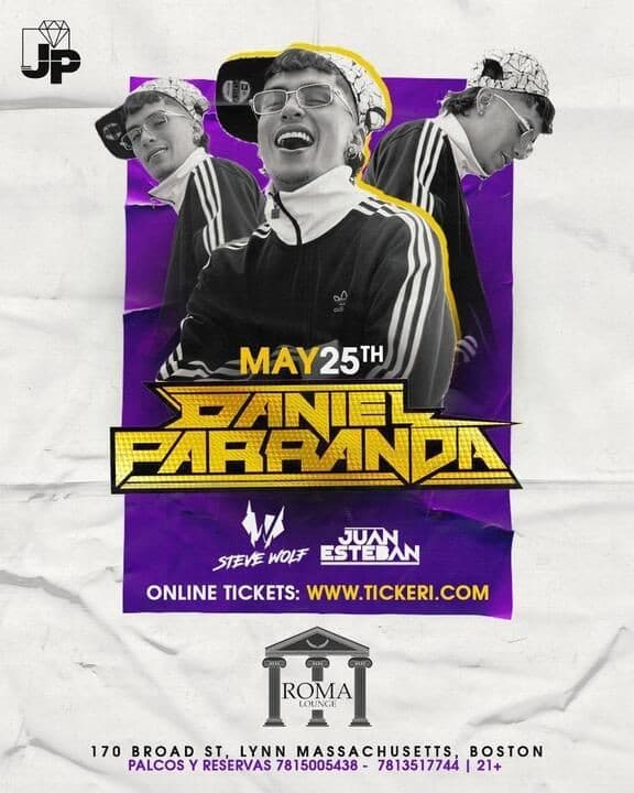 Event - DANIEL PARRANDA EN VIVO ! MASSACHUSETTS BOSTON - Massachusetts, Massachusetts - May 25, 2023 | concert tickets