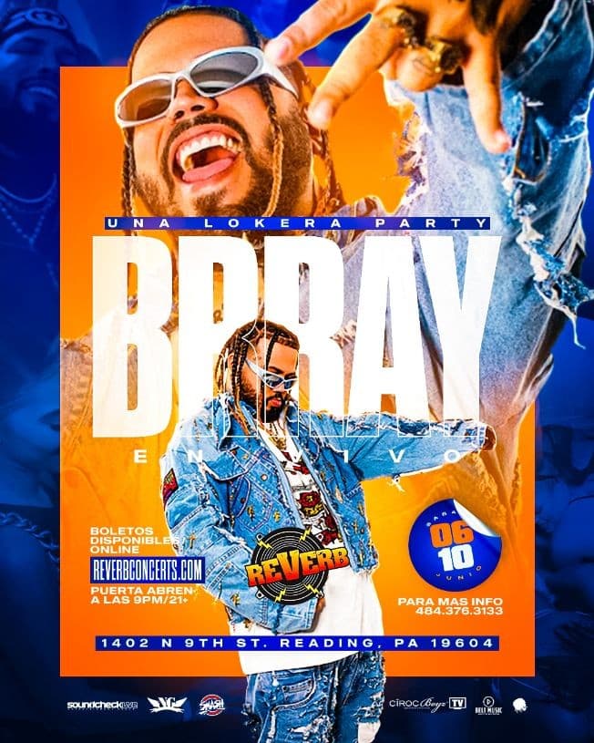 Event - Brray Una Lokera Party - Reading, Pennsylvania - June 10, 2023 | concert tickets