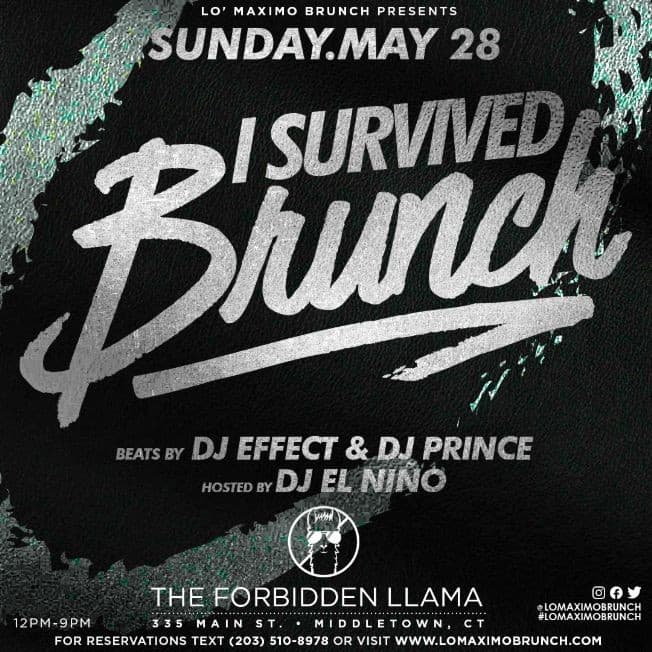 Event - I Survived Brunch in The Forbidden Llama - Middletown, Connecticut - May 28, 2023 | concert tickets