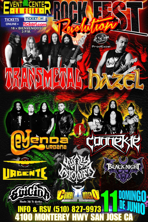 Event - ROCK FEST REVOLUTION EN SAN JOSE CALIFORNIA - San Jose, California - June 11, 2023 | concert tickets