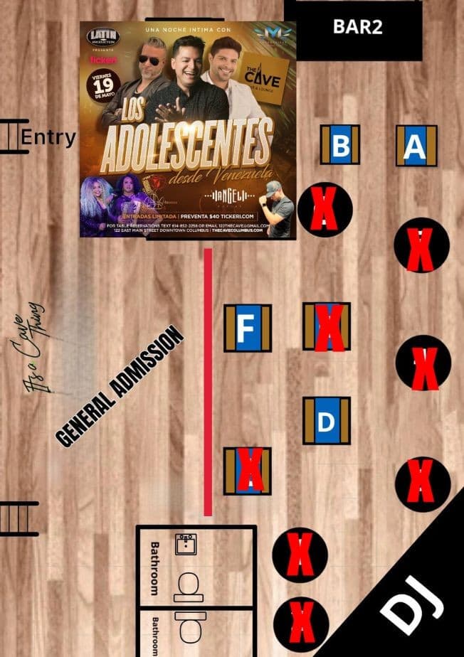 Event - Los Adolescentes y Ale Almanza, Mai Zambrano VIP Party! - Columbus, Ohio - May 19, 2023 | concert tickets