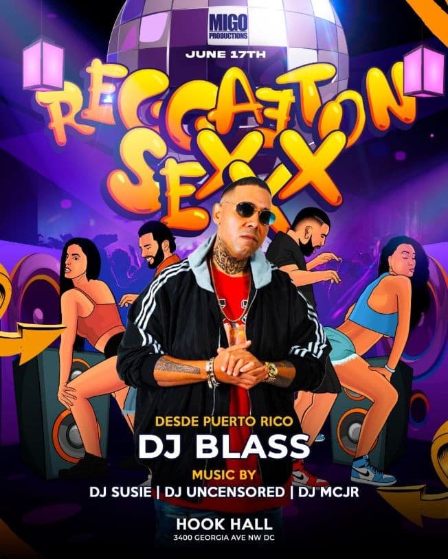 Event - REGGAETON SEXXX - Washington, District Of Columbia - June 17, 2023 | concert tickets