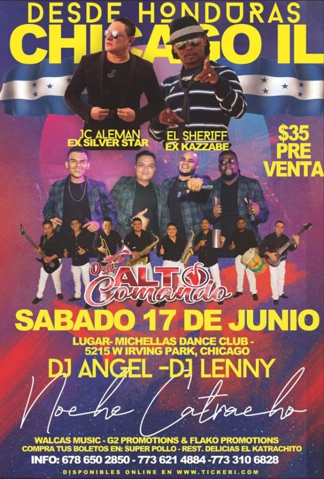 Event - Alto Comando , JC Aleman y El Sheriff EX Kazzabe - Chicago, Illinois - June 17, 2023 | concert tickets