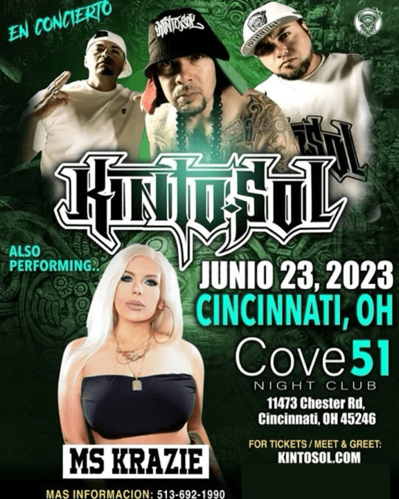 Event - KINTOSOL EN CONCIERTO ! CINCINNATI OHIO - Cincinnati, Ohio - June 23, 2023 | concert tickets