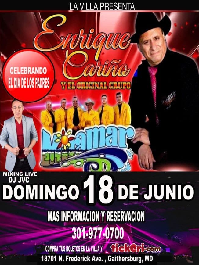 Event - CELEBRANDO EL DIA DE LOS PADRES CON GRUPO MIRAMAR - Gaithersburg, Maryland - June 18, 2023 | concert tickets