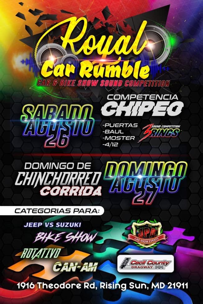 Event - ROYAL CAR RUMBLE - TWO DAY EVENT - Rising Sun, Maryland - August 26, 2023 | concert tickets